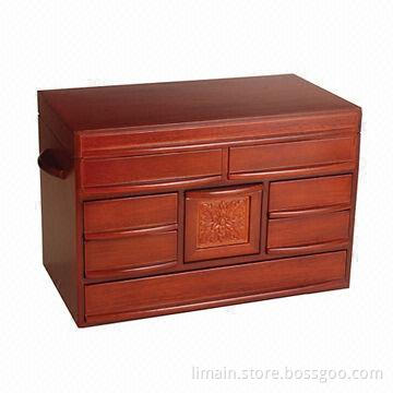 Wooden Jewelry Box, Made of Wood Composite